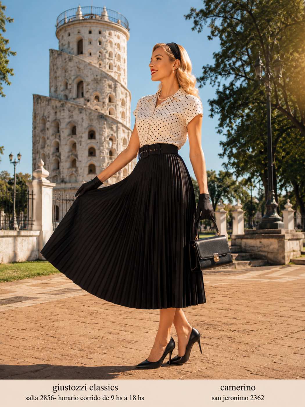 Falda Plisada- Import-